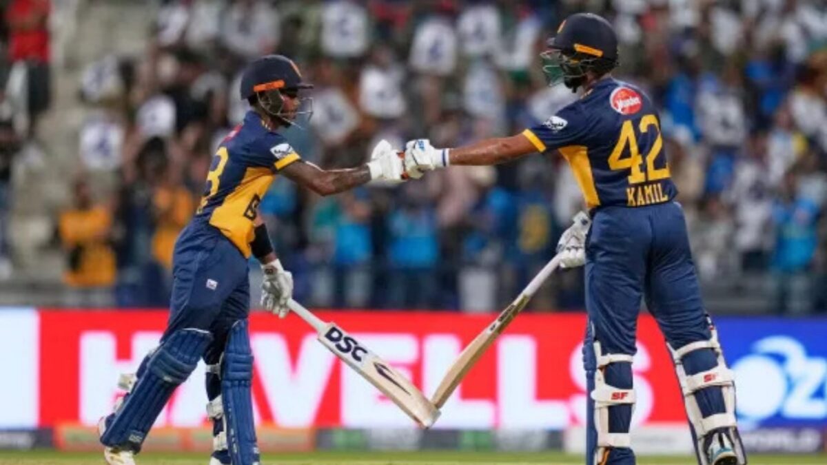 Sri Lanka needs to beat Afghanistan to confirm qualification.