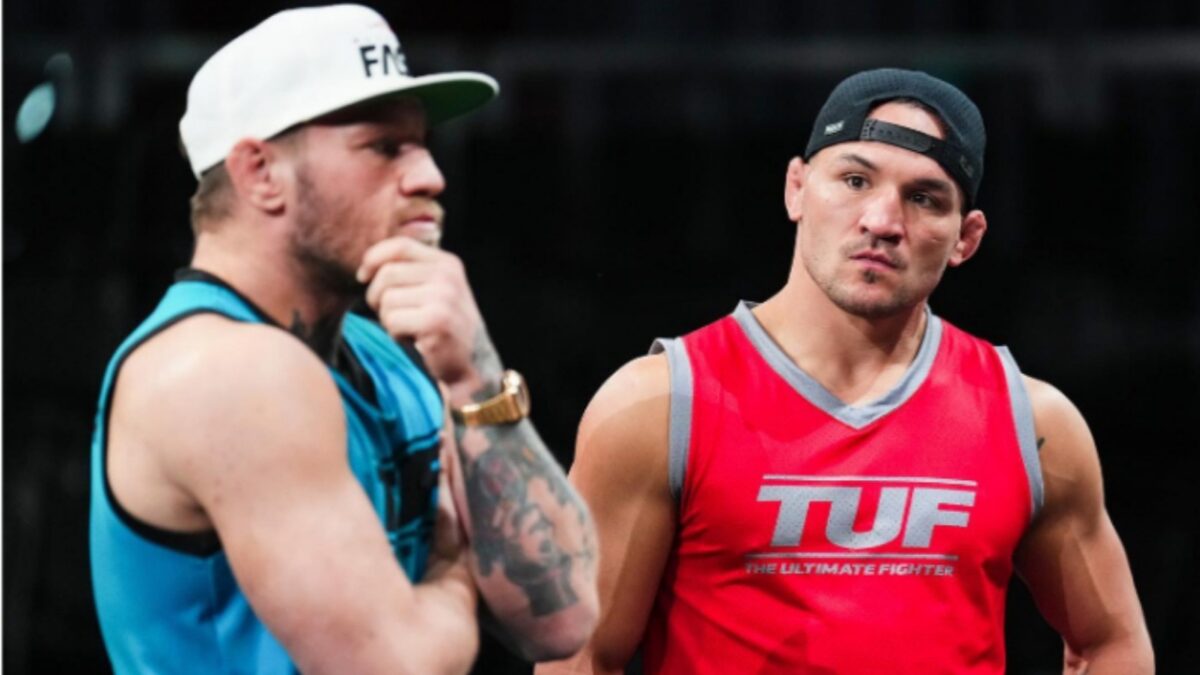 "Give It a Rest" - Fans Troll Michael Chandler for Optimism Around Conor McGregor Money Fight at White House Event 1 Michael Chandler Conor McGregor at TUF