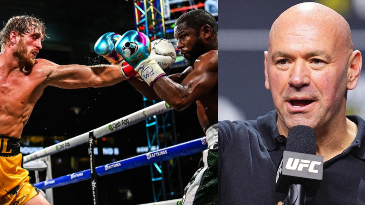 Logan Paul Confronted by Dana White Over Fighting ‘Smaller Guy’ Floyd Mayweather