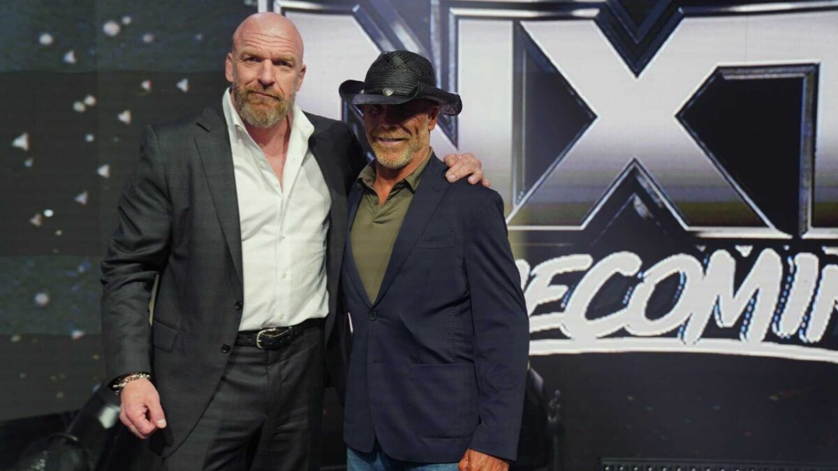 Triple H and Shawn Michaels at NXT Homecoming