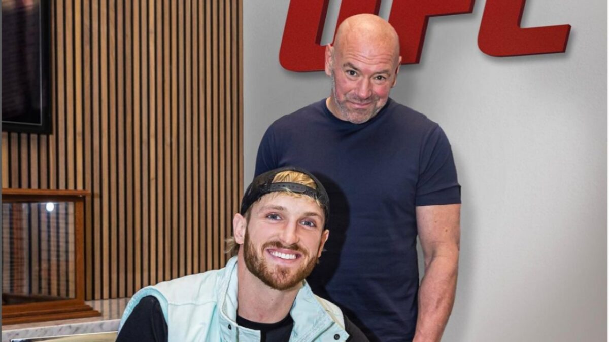Logan Paul and Dana White
