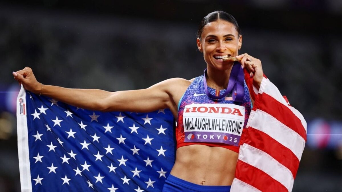 (Video) Sydney McLaughlin-Levrone Makes 400m History, While Husband’s Emotion-Filled Celebration Captures Hearts 1 Sydney McLaughlin-Levrone