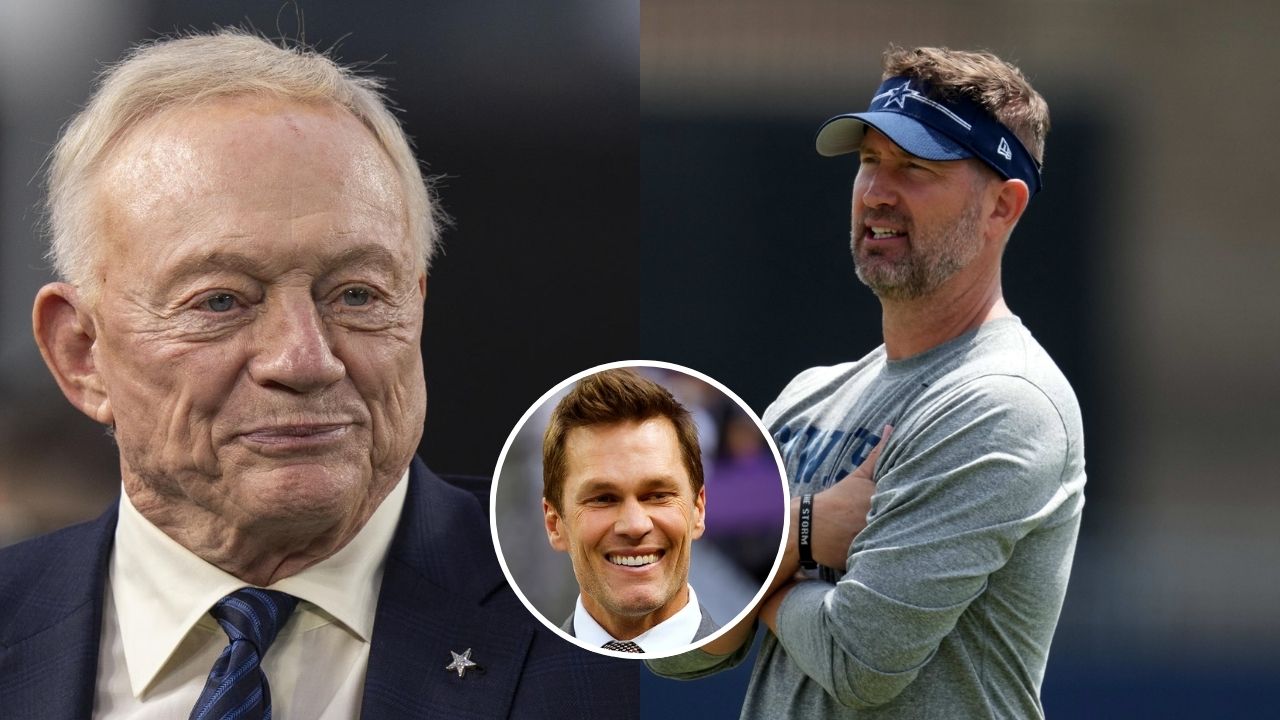 Like Brian Schottenheimer, Cowboys Boss Jerry Jones Is “OK” with Tom Brady’s Presence in Raiders’ Coaching Booth