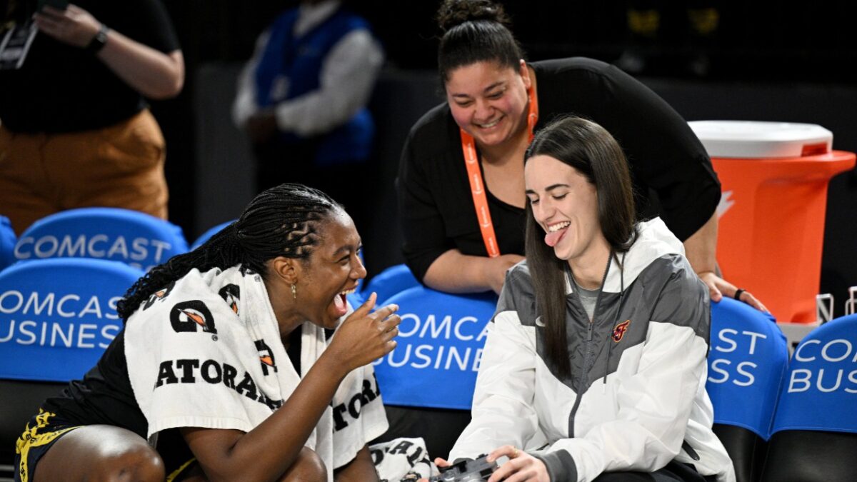 Caitlin Clark and Aliyah Boston have great chemistry