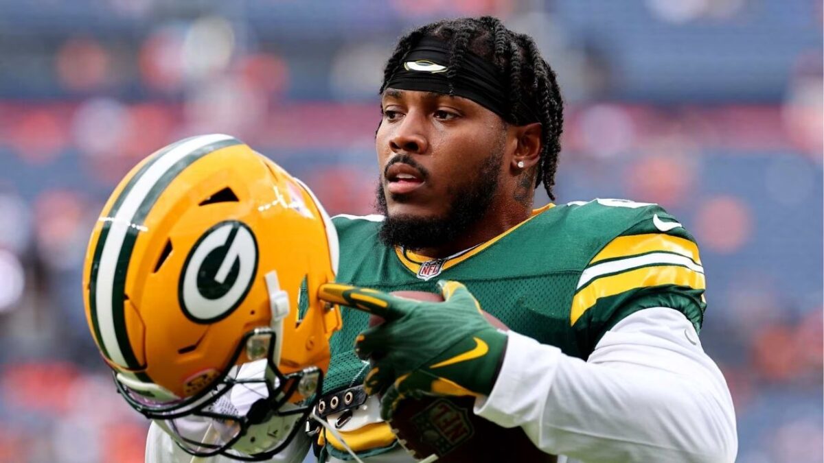 Packers’ Josh Jacobs Unaware He’s on Verge of Historic 12-Game Rushing TD Streak 1 Josh Jacobs