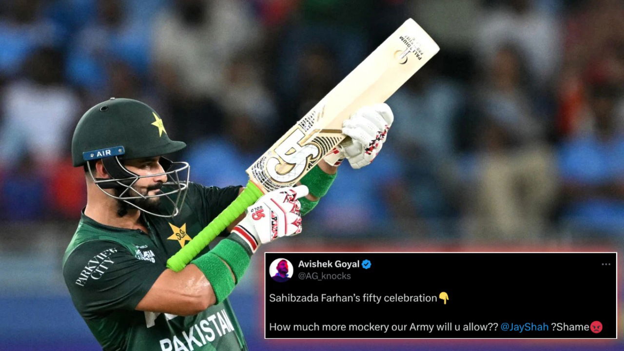 (Video) Sahibzada Farhan Faces Massive Backlash in India Over Gun Celebration After Scoring Fifty