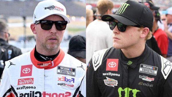 Denny Hamlin and Ty Gibbs