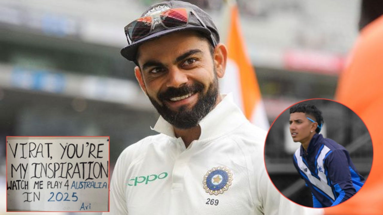Aryan Sharma’s Childhood Wish to Virat Kohli Comes True on the Big Stage for Australia U-19
