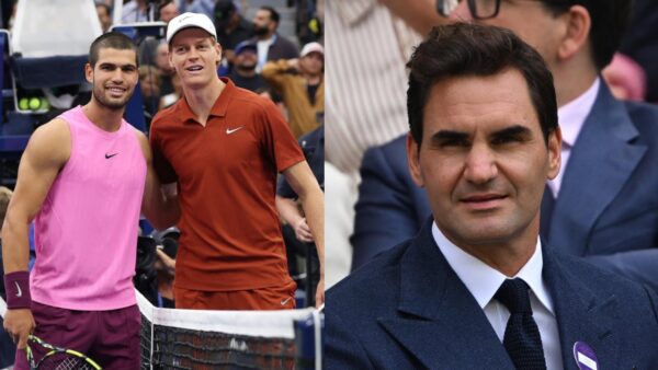 Fans Slam Roger Federer for Claiming Court Speed is Kept Slow to Benefit Carlos Alcaraz and Jannik Sinner – “Sour Old Man”