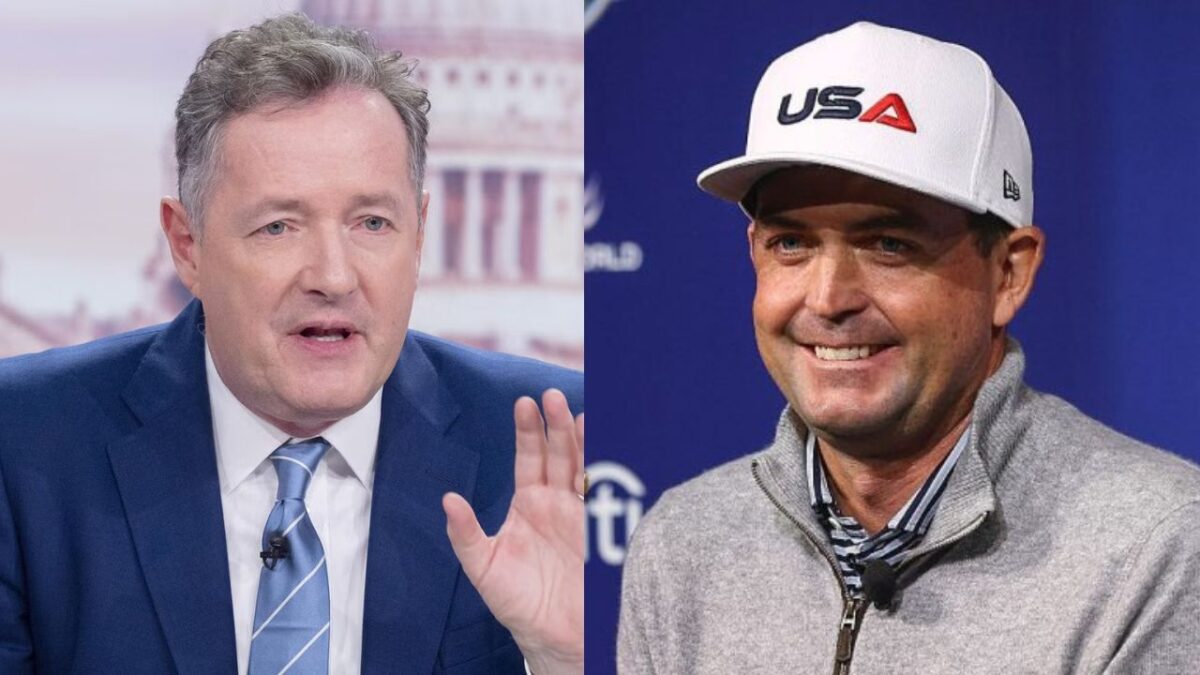 Piers Morgan and Keegan Bradley