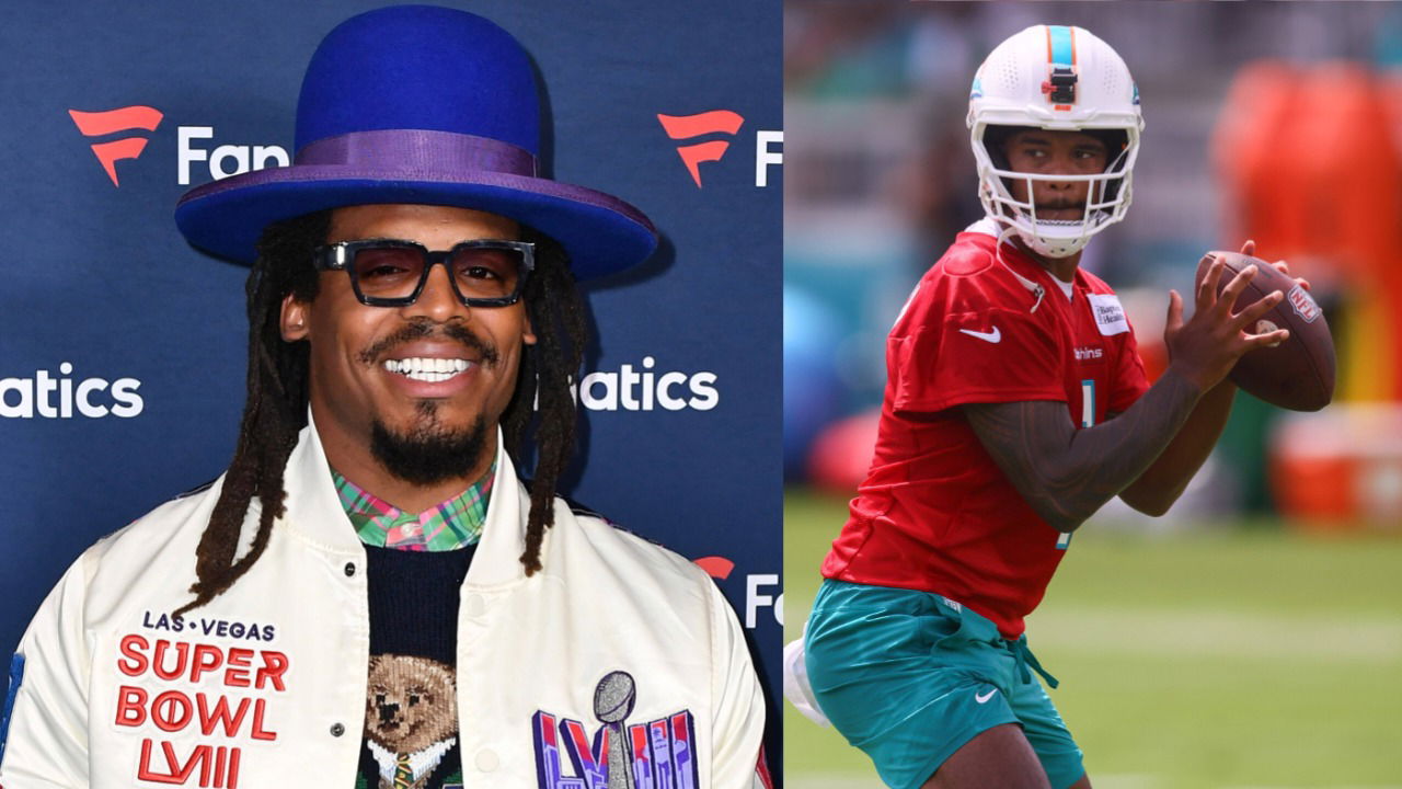 Cam Newton Compares Dolphins to ‘Love Island’ Over Football Amid Tua Tagovailoa Struggles