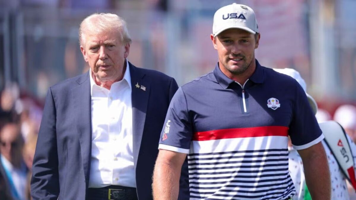 Donald Trump and Bryson DeChambeau