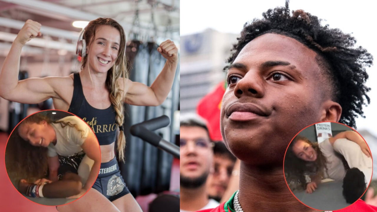 (Video) IShowSpeed Gets Humbled as UFC Star Vanessa Demopoulos Submits Streamer Thrice in 3 Minutes