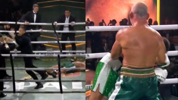 (Video) Shocking Brawl in Boxing Ring Knocks Out UFC Legend Wanderlei Silva