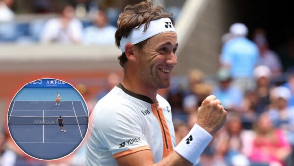(Video) Casper Ruud Smashes Incredible Behind-the-Back Shot Against Aleksandar Vukic in Tokyo