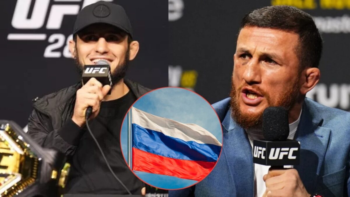 Merab Dvalishvili and Islam Makhachev debate on Russia