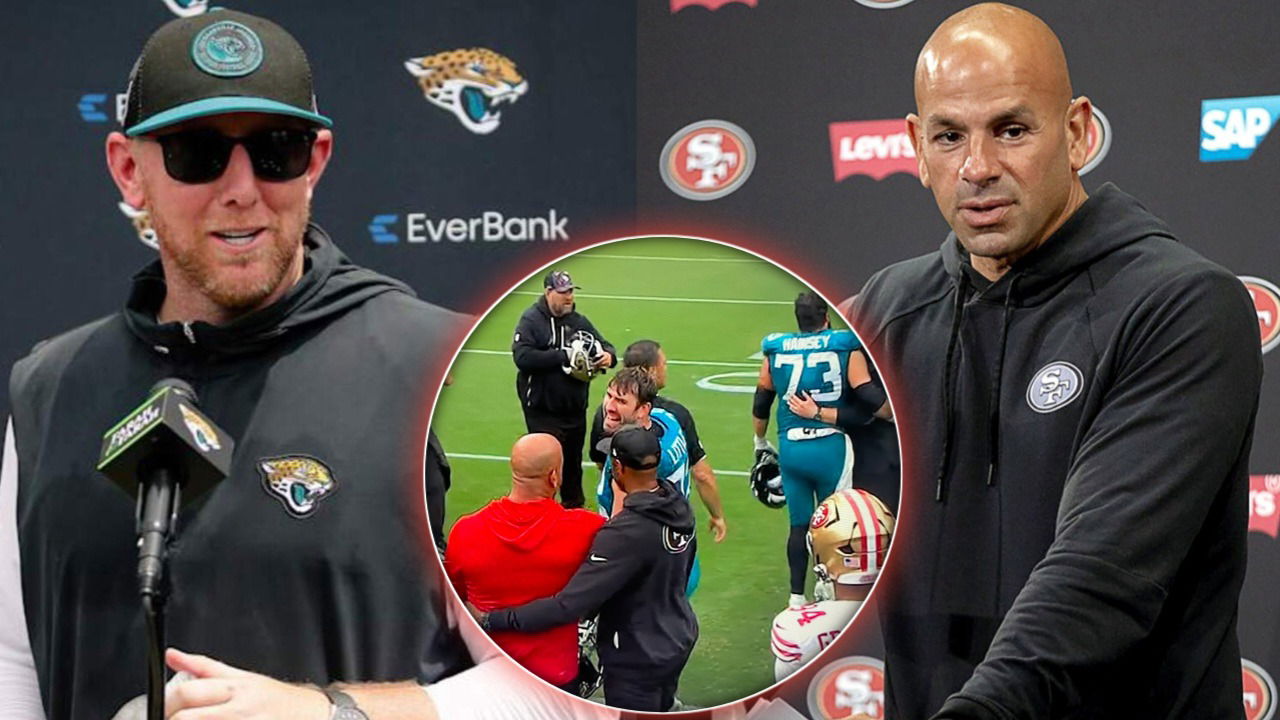 (Video) Tense On-Field Confrontation Between Robert Saleh and Liam Coen Surfaces Following Sign-Stealing Comment