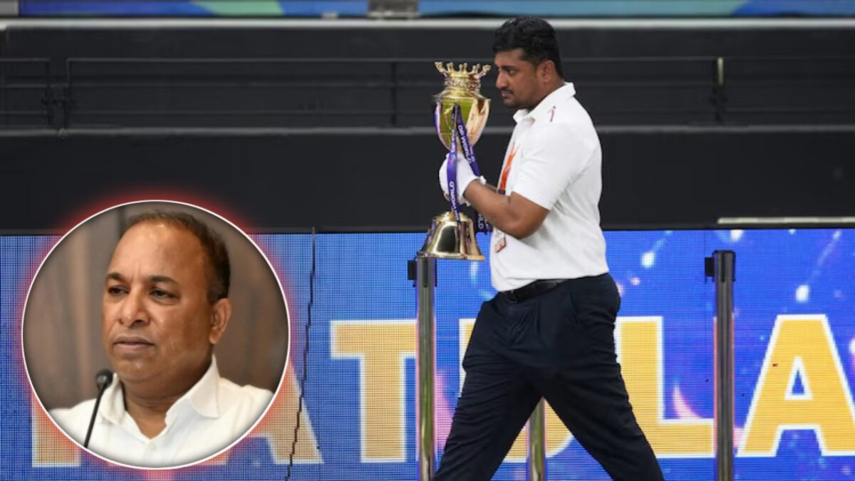 Devajit Saikia expresses disappointment at the Asia Cup trophy being sent back.