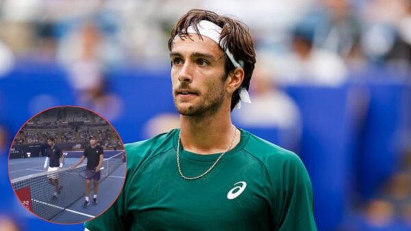(Video) Lorenzo Musetti Gets Booed After Retiring from an Injury at the China Open