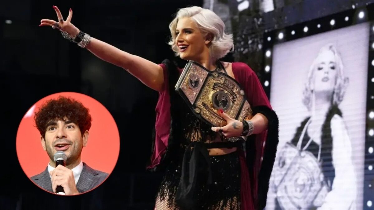 Toni Storm and Tony Khan