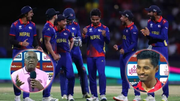 (Video) Ian Bishop Has a Special Moment with Rohit Paudel After Nepal’s Historic Series Win Over West Indies