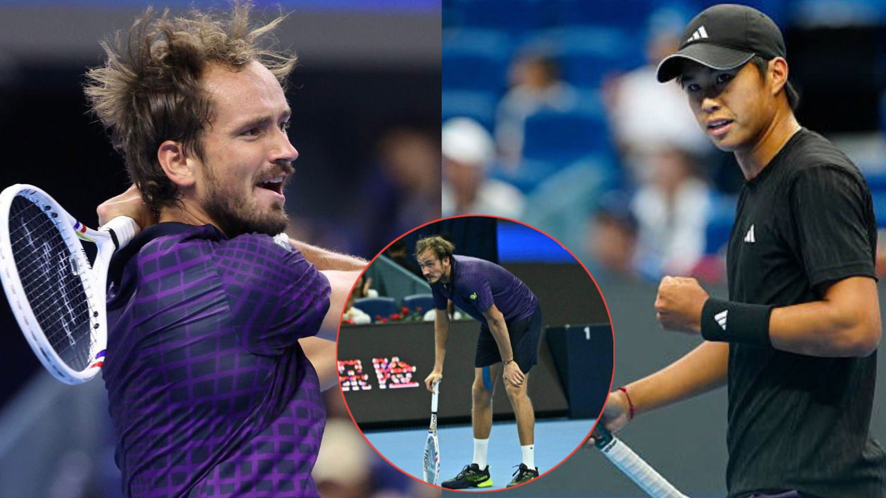 (Video) Daniil Medvedev Accuses Chair Umpire of Intimidating Him After Being Warned Despite Cramping at the China Open