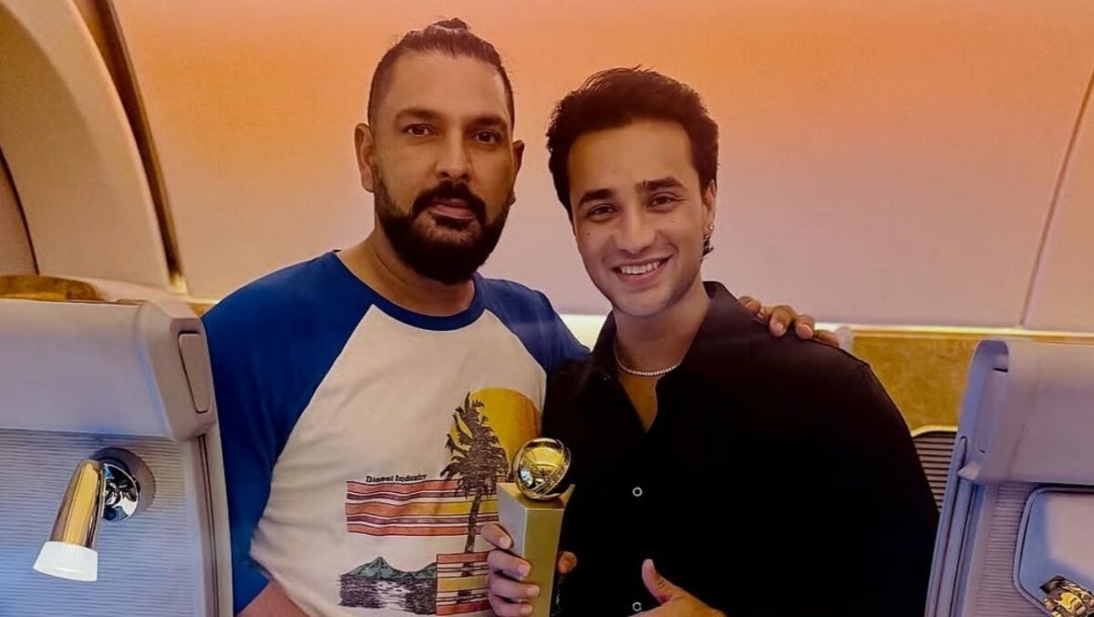 Yuvraj Singh and Abhishek Sharma