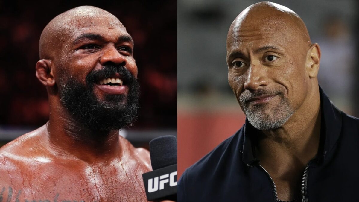 Jon Jones Dwayne Johnson