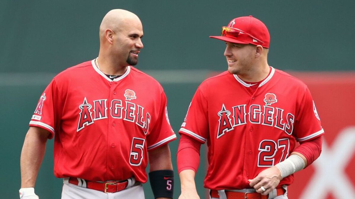 Albert Pujols and Mike Trout