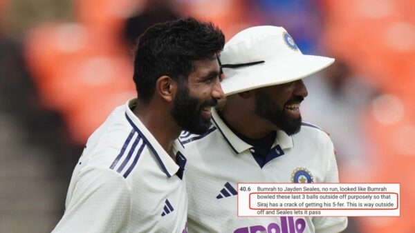 Jasprit Bumrah Steps Aside to Give Mohammed Siraj a Fifer Chance Against West Indies