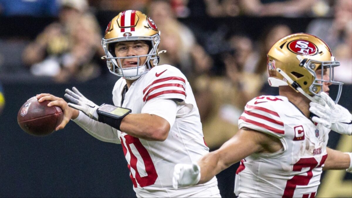 Mac Jones' Sensational Outing Against Rams Has 49ers Fans Losing Their Minds - "Brock Purdy Is Losing His Job" 1 Mac Jones' Sensational Outing Against Rams Has 49ers Fans Losing Their Minds - Brock Purdy Is Losing His Job