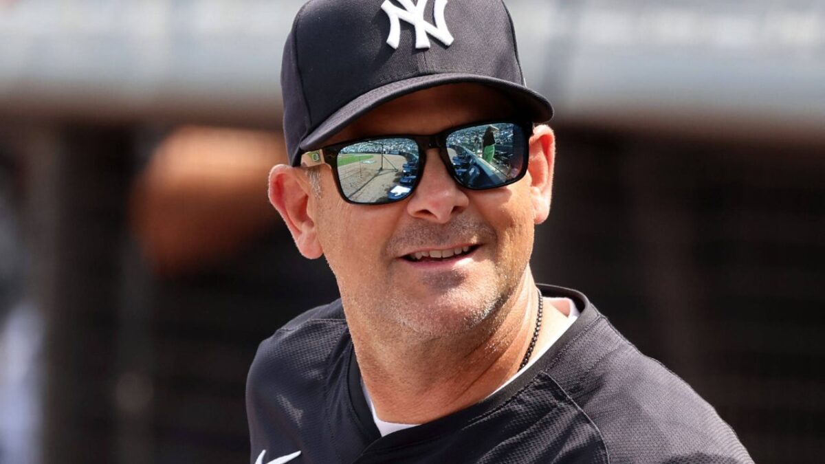 Yankees manager Aaron Boone