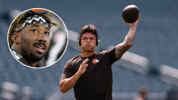 Browns Rookie Dillon Gabriel Gets High Marks from Myles Garrett Before First NFL Start