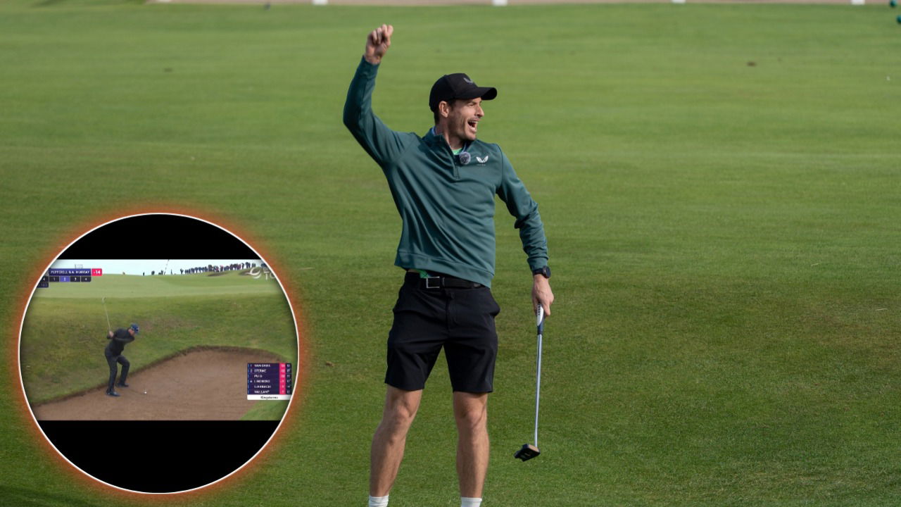 (Video) Andy Murray Goes Viral With Hilarious Misfired Golf Swing