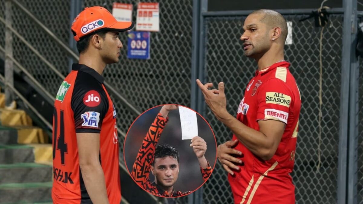 Abhishsek Sharma advice Shikhar Dhawan