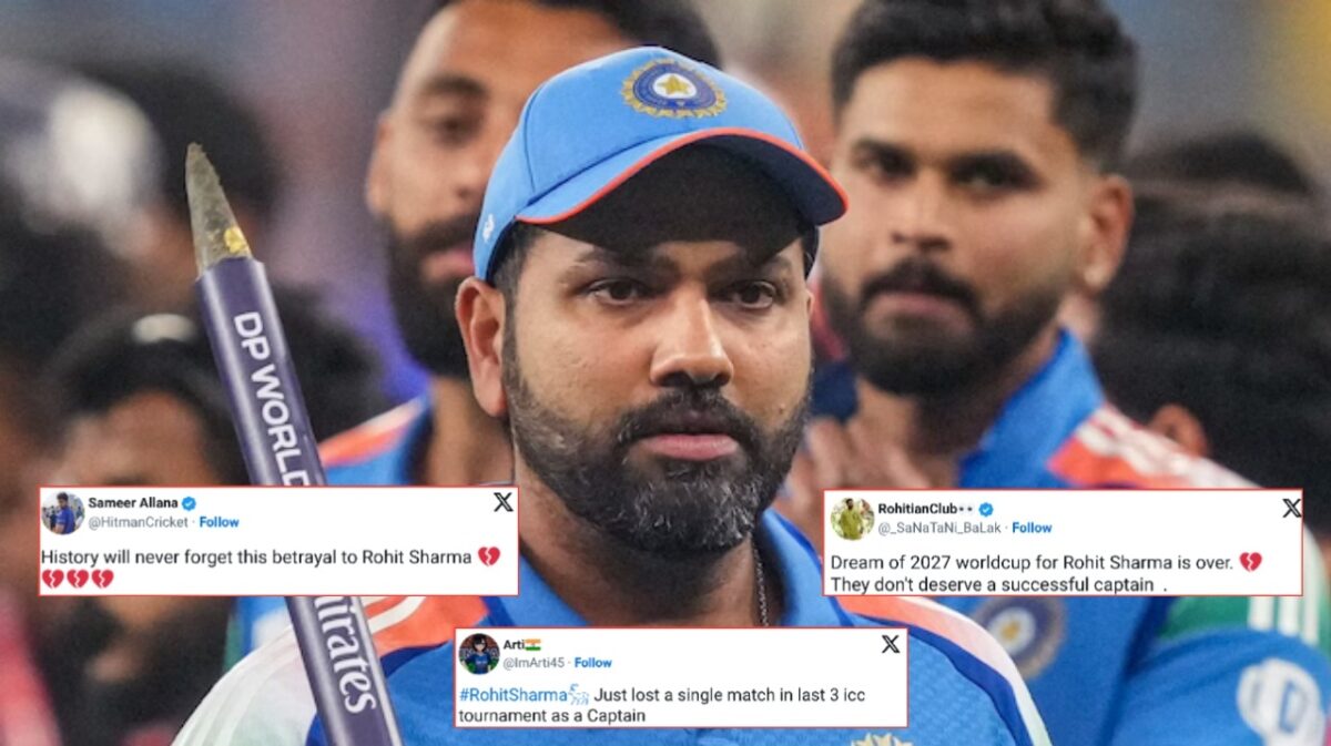 Fans react to Rohit Sharma