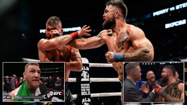 (Video) Conor McGregor Can’t Help But Laugh at Getting Trolled at Live Event by ‘King of Violence’