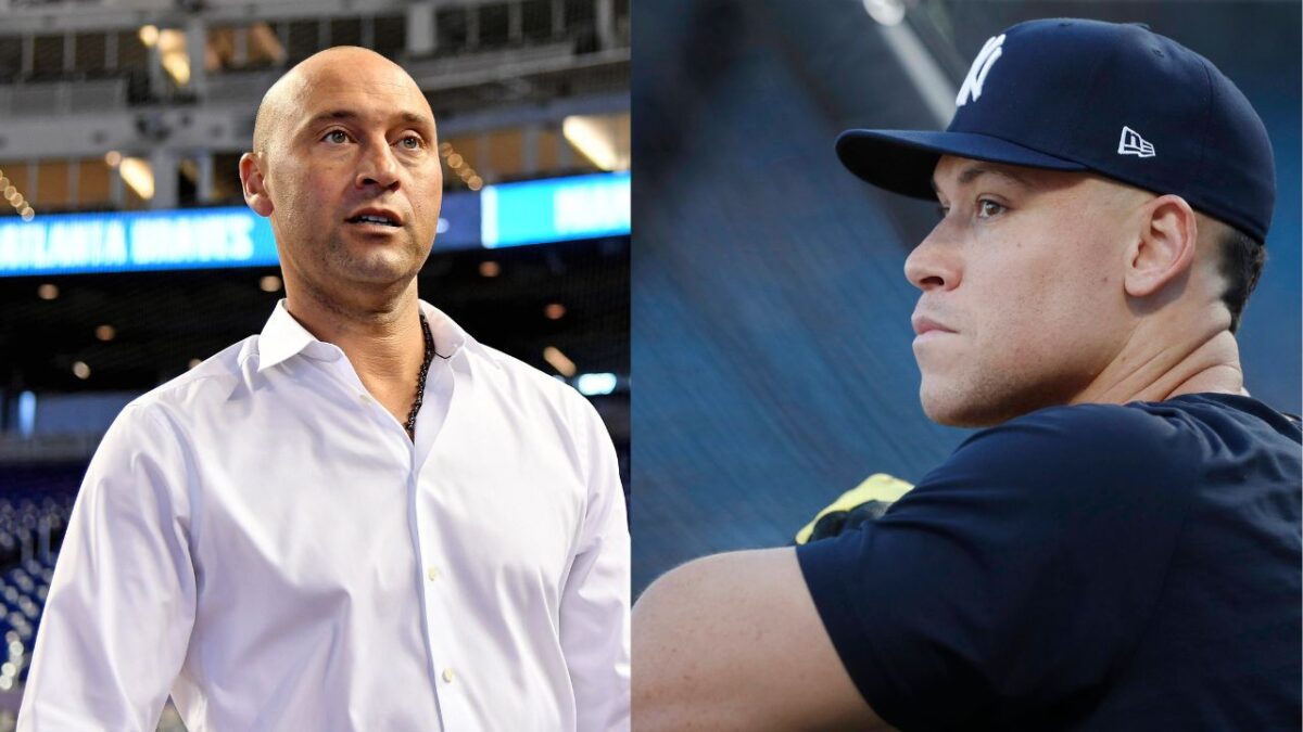 Derek Jeter and Aaron Judge