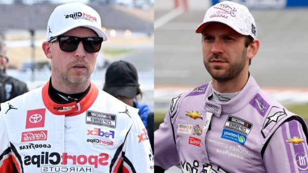 Denny Hamlin Questions ‘Daniel Suarez’s Motivation’ Behind Not Passing Joey Logano at Roval