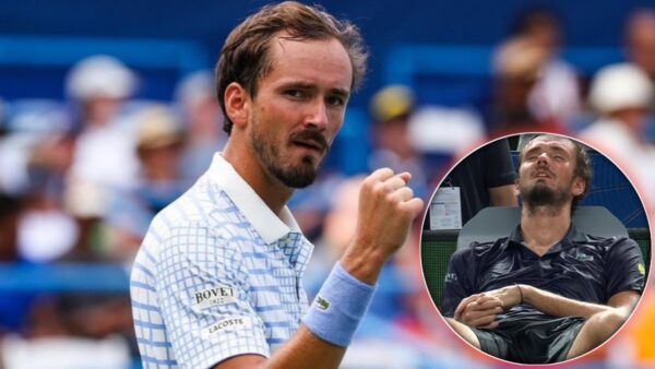 (In Pictures) Daniil Medvedev Looks Completely Exhausted After Shanghai Masters Match Win Amid Extreme Humidity