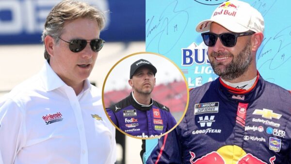 Denny Hamlin Declares There Is “Not a Remote Chance” Prime Jeff Gordon Can Beat Shane van Gisbergen on a Road Course Race