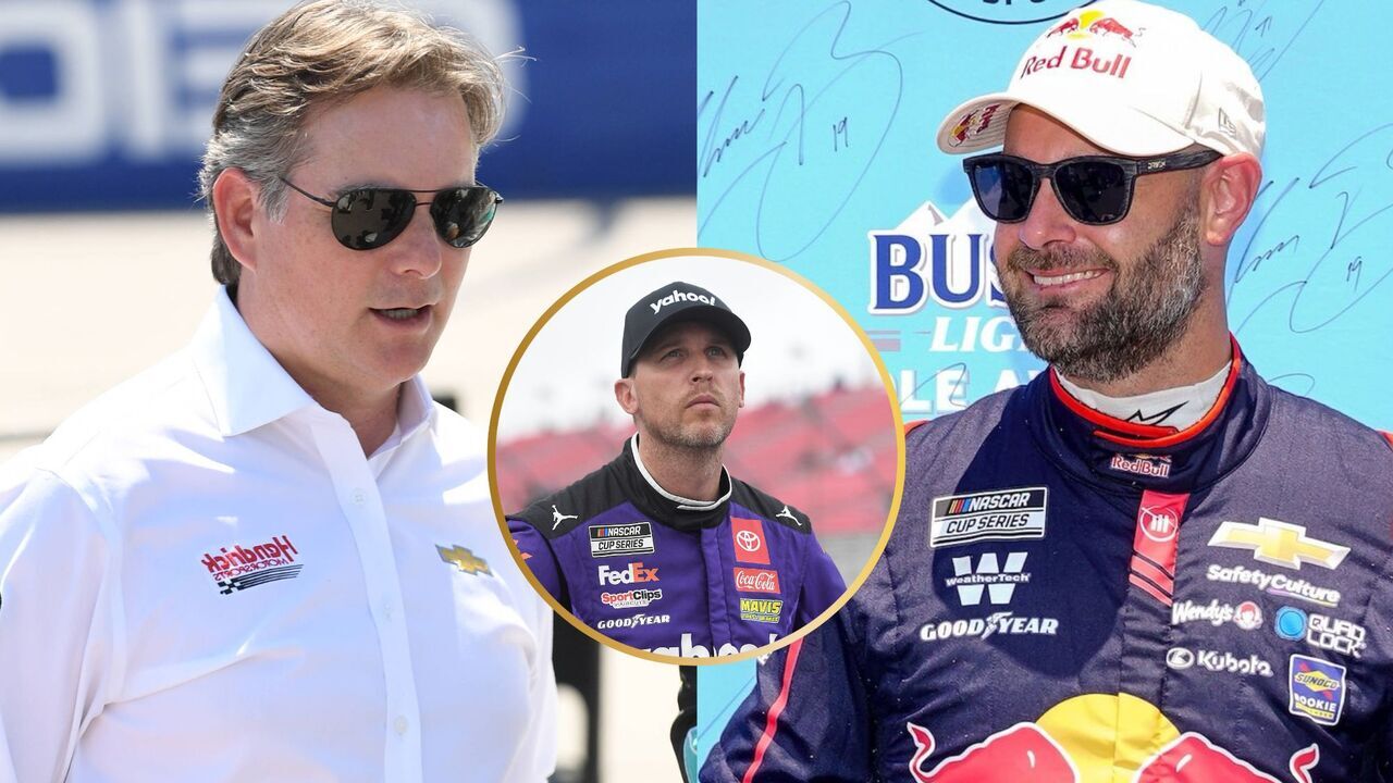 Denny Hamlin Declares There Is “Not a Remote Chance” Prime Jeff Gordon Can Beat Shane van Gisbergen on a Road Course Race