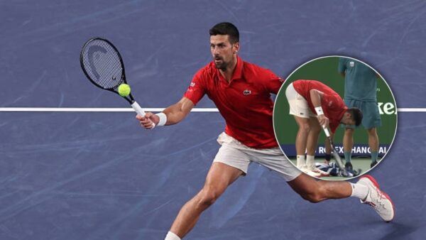 Novak Djokovic and Jaume Munar