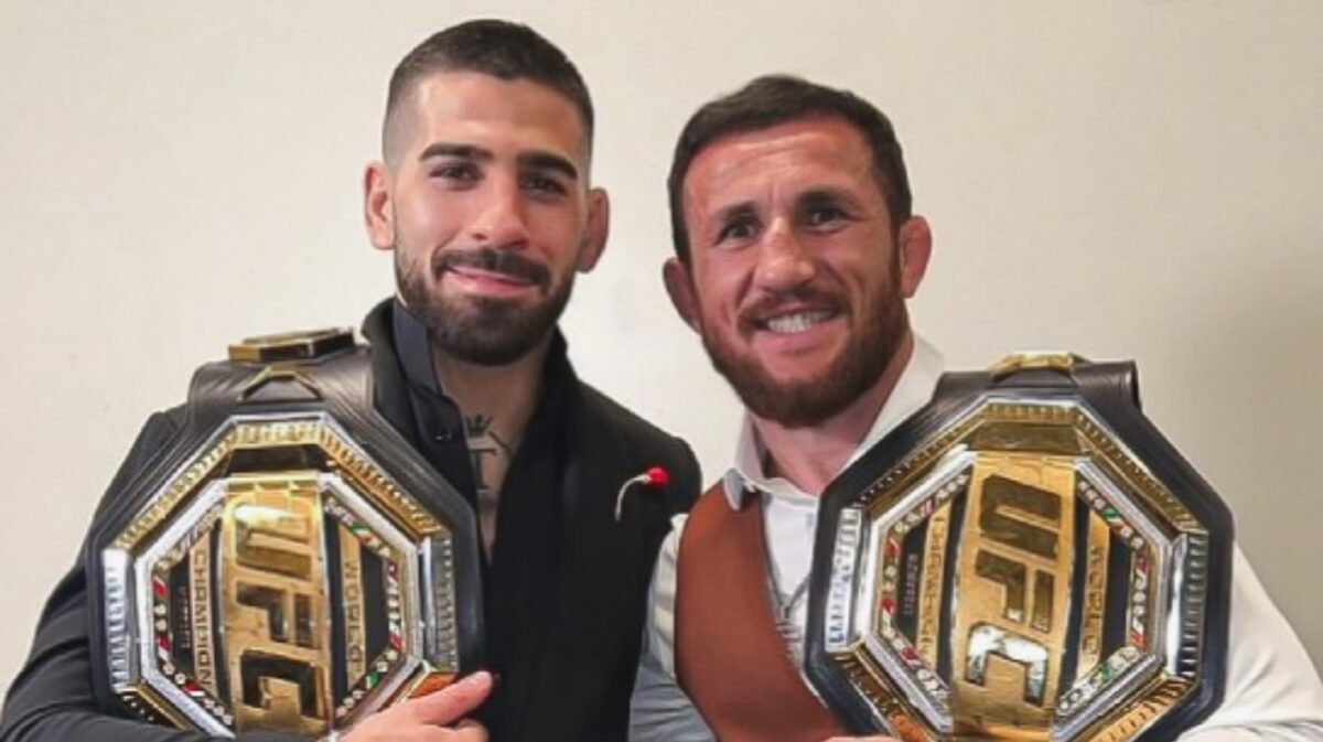 Amidst Break-up Rumors Ilia Topuria Sends Terrifying Message to UFC Roster 1 Ilia Topuria Merab Dvalishvili