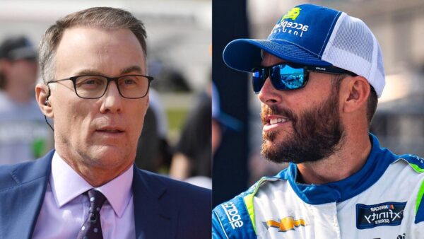 Kevin Harvick and Ross Chastain