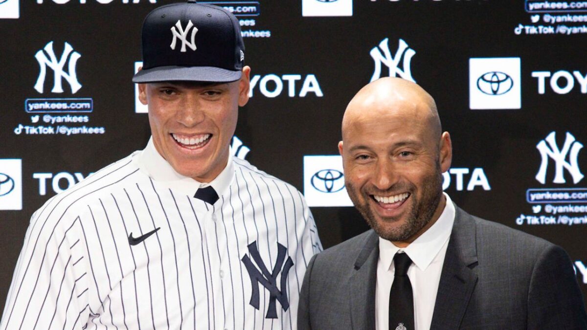 Aaron Judge and Derek Jeter