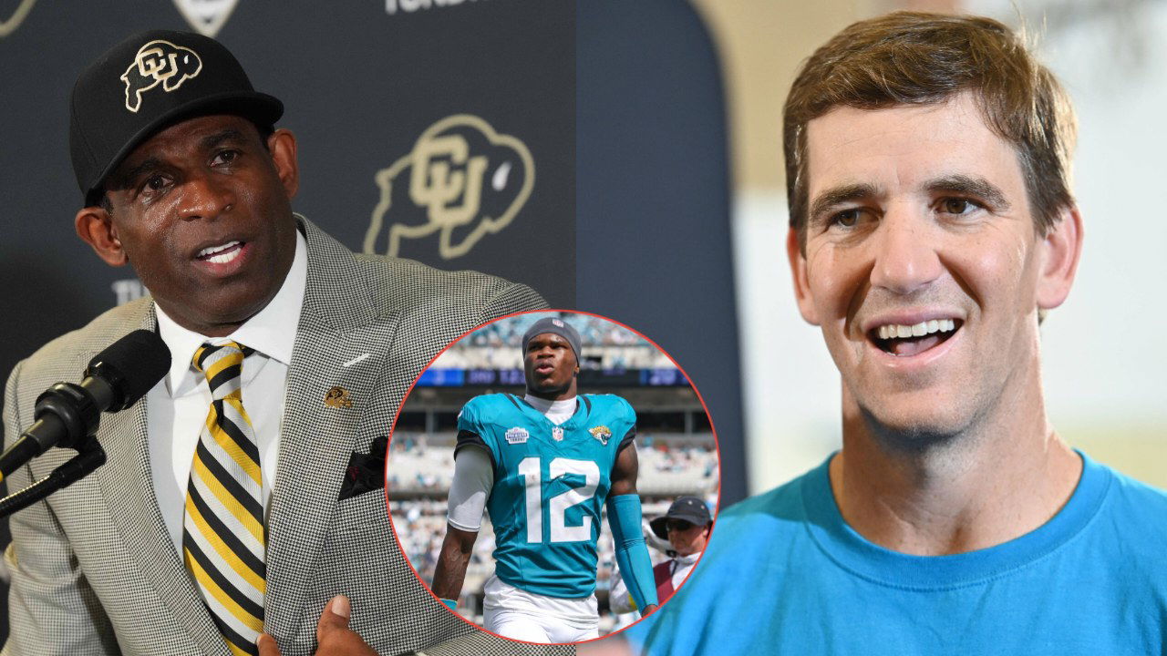 ‘Frustrated’ Deion Sanders Dismisses Eli Manning’s Claims That Travis Hunter Only Played Defense at Colorado