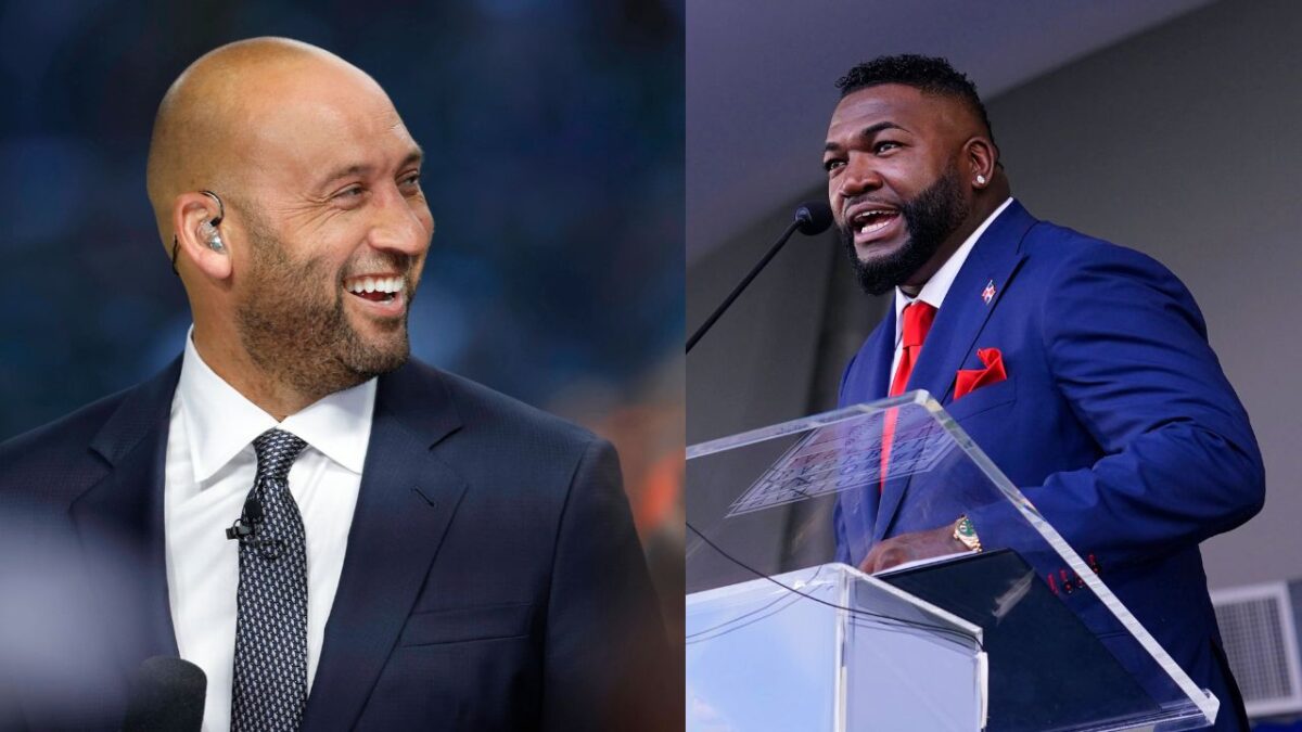 Derek Jeter and David Ortiz