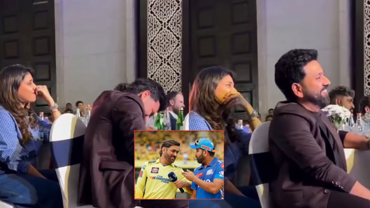 (Video) Rohit Sharma’s Insane Reaction to MS Dhoni’s Mimicry at CEAT Awards Goes Viral