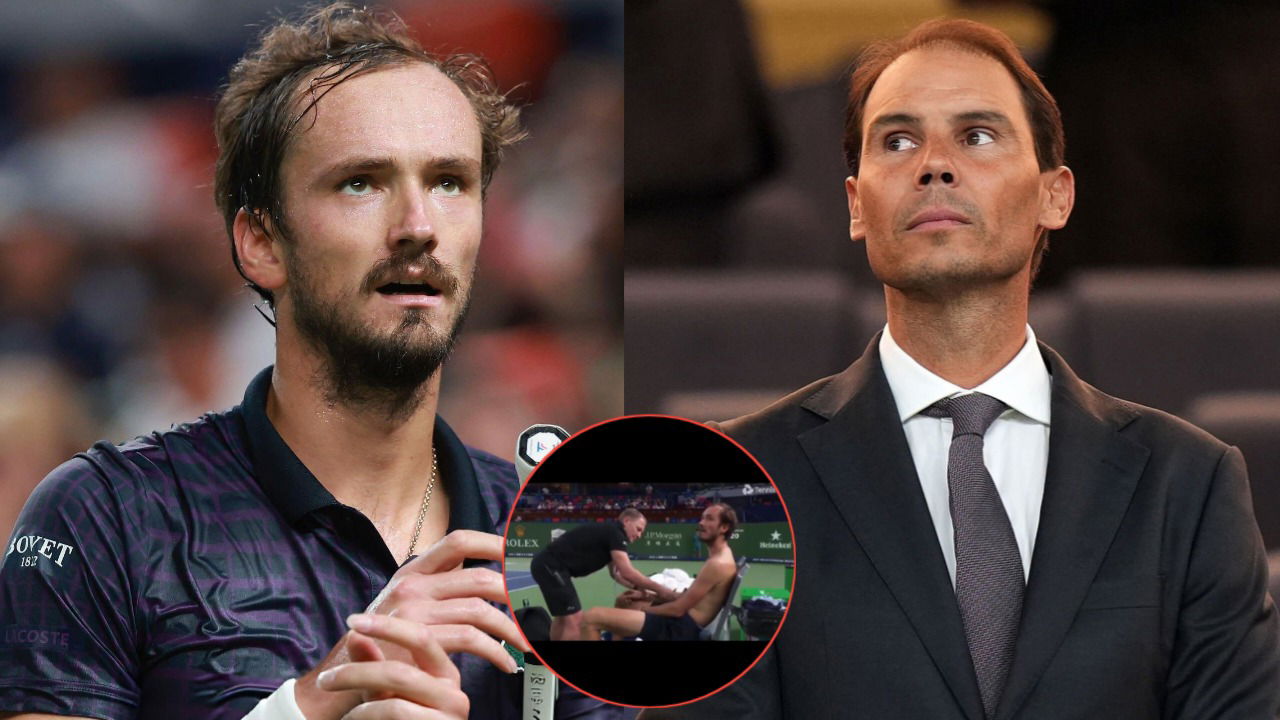 Daniil Medvedev Makes Incredible Rafael Nadal Admission During Umpire Rant in Shanghai